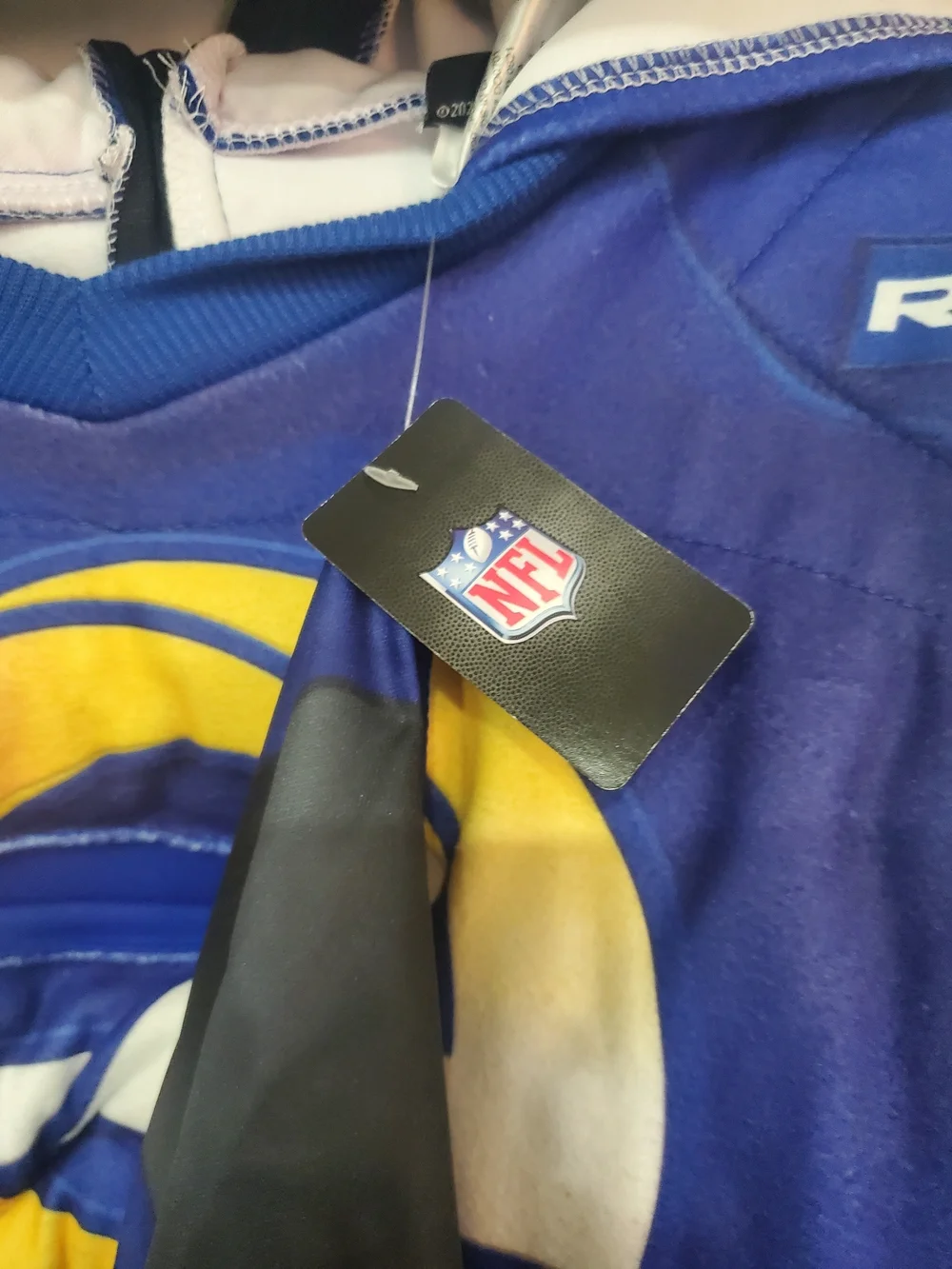 NFL Blue & Yellow Muscle Hoodie Jumpsuit Superhero Costume